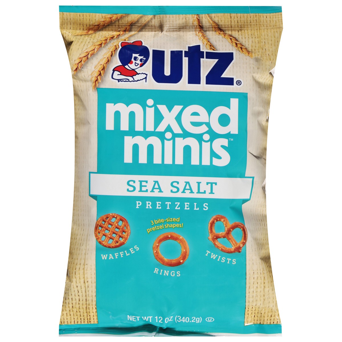 slide 9 of 13, Utz Mixed Minis Sea Salt Pretzels 12 oz, 12 oz