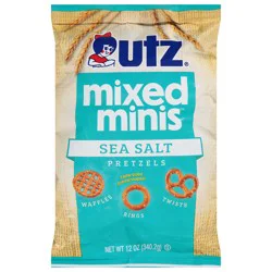 Utz Mixed Minis Sea Salt Pretzels 12 oz