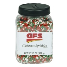 slide 1 of 1, GFS White, Red & Green Sprinkles, 13 oz