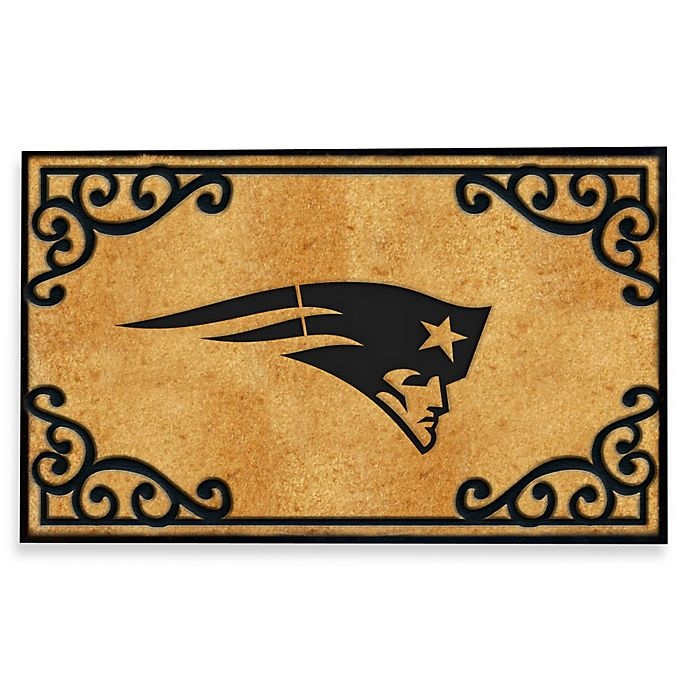 slide 1 of 1, NFL New England Patriots Door Mat, 1 ct