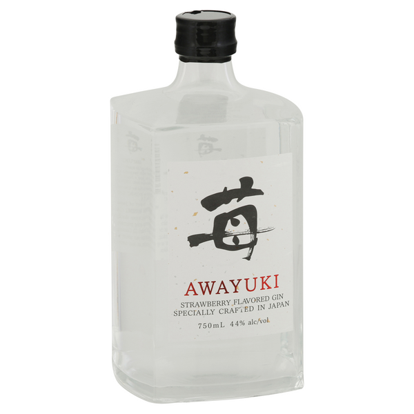 slide 1 of 1, Awayuki Strawberry Flavored Gin 750 ml, 750 ml