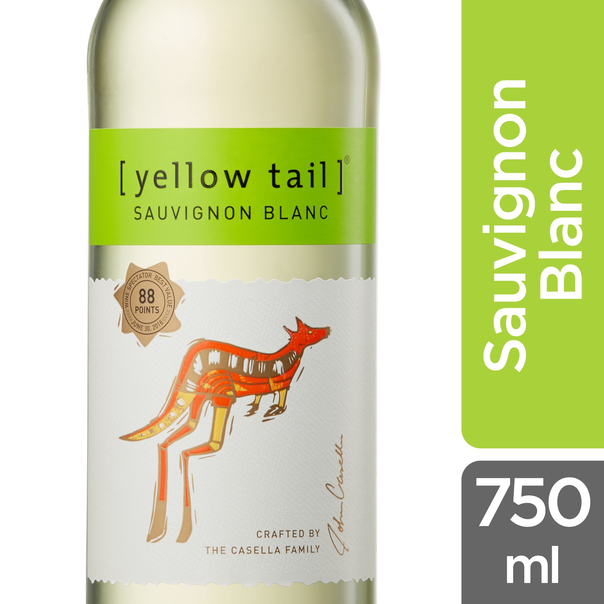 slide 6 of 6, [yellow tail] Australia Sauvignon Blanc 750 ml, 750 ml