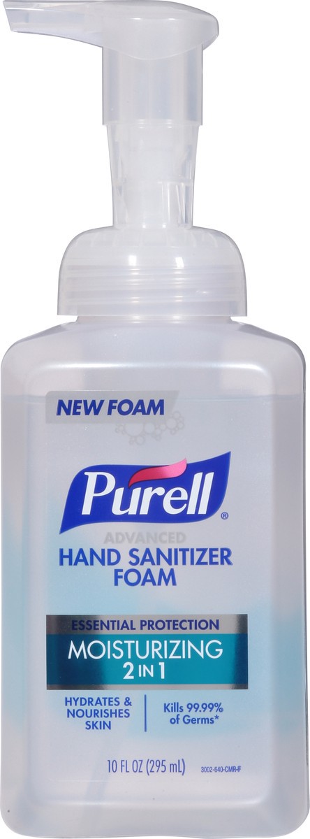 slide 8 of 9, PURELL Advanced Hand Sanitizer Moisturizing 2in1 Foam (3002-06-CMR), 10 fl oz