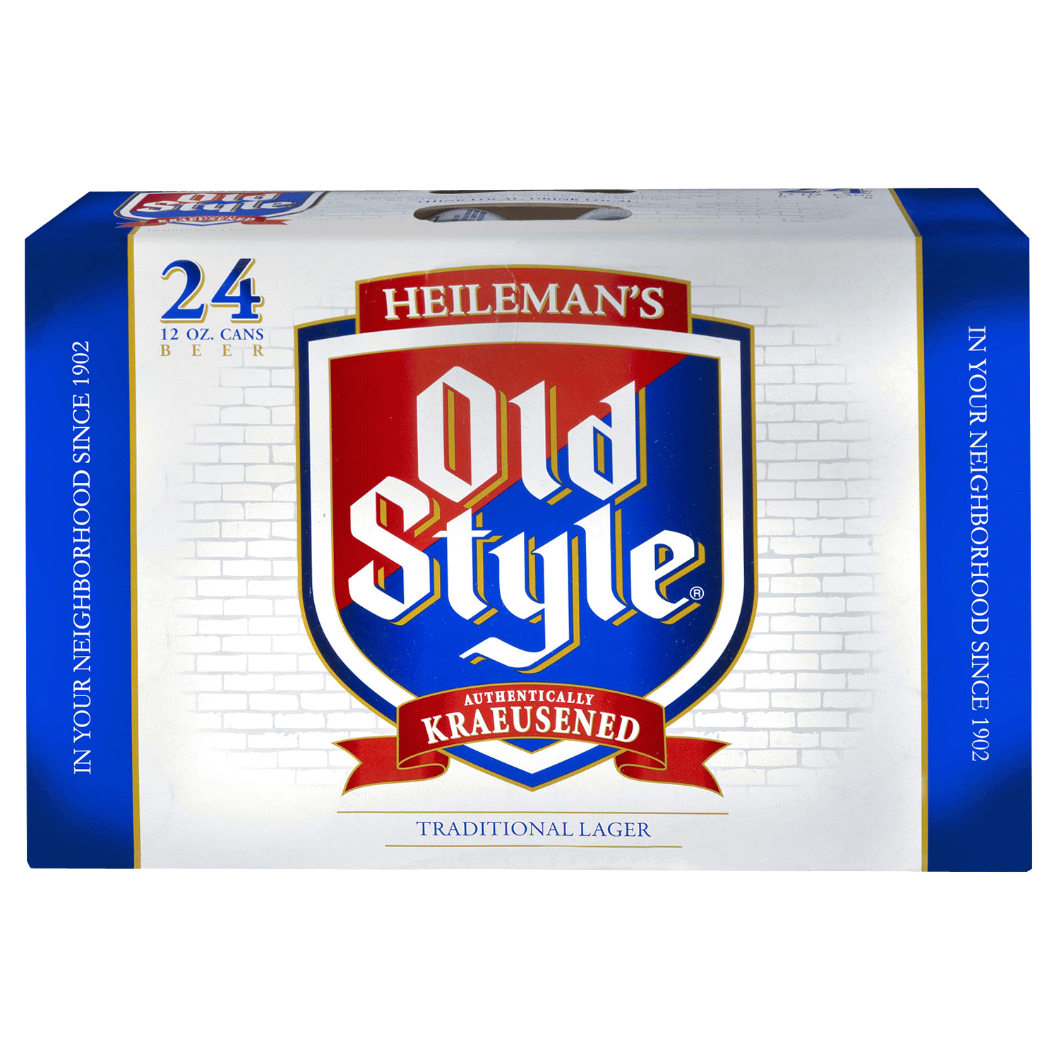 slide 1 of 1, Old Style Beer, 24 Pack, 12 fl oz Cans, 24 ct; 12 oz