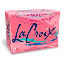 La Croix Razz-Cranberry 12 Pack 12 fl oz