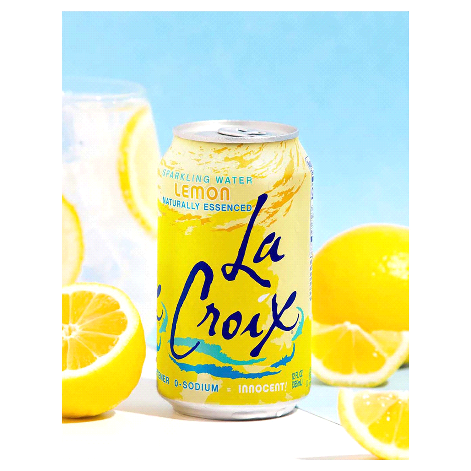 slide 2 of 4, La Croix Lemon 12 Pack 12oz, 12 ct; 144 oz