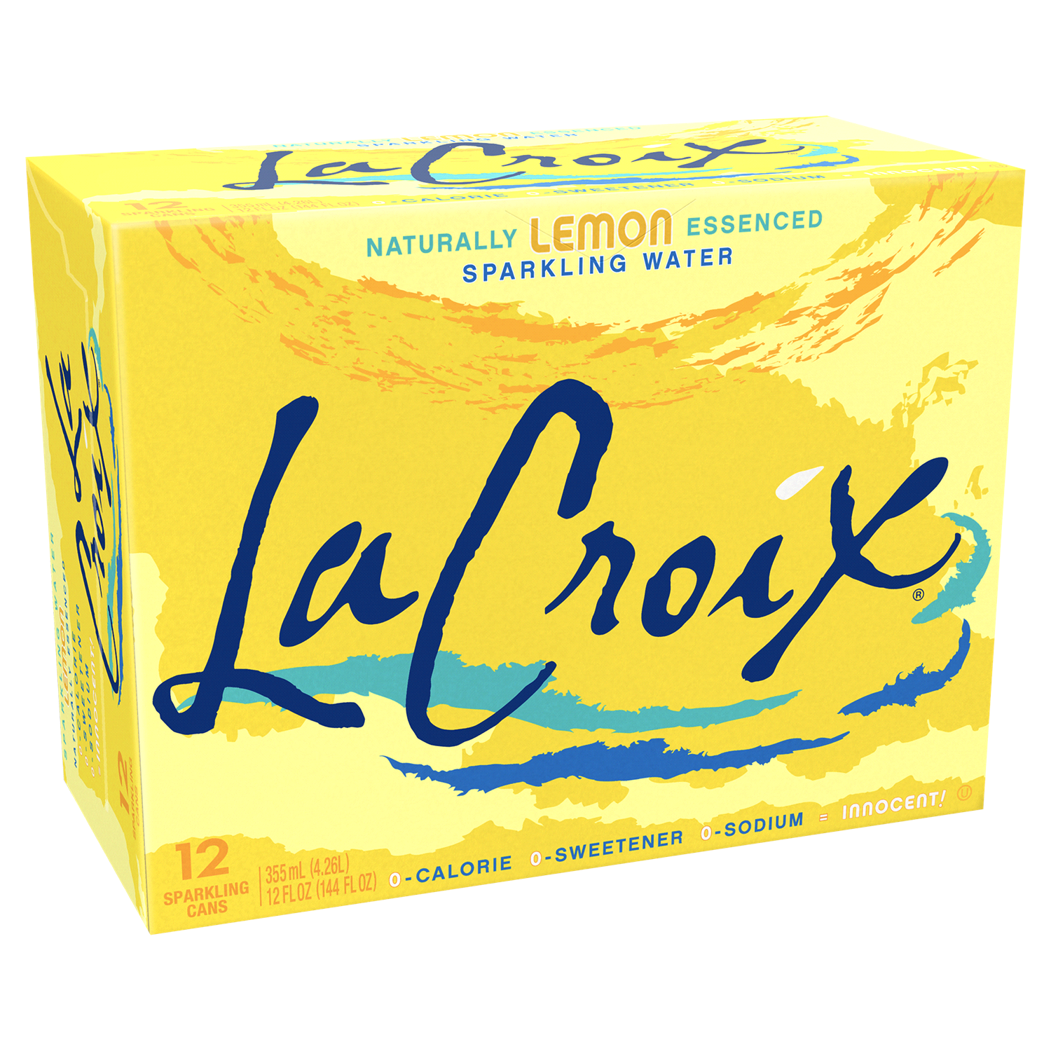 slide 1 of 4, La Croix Lemon 12 Pack 12oz, 12 ct; 144 oz