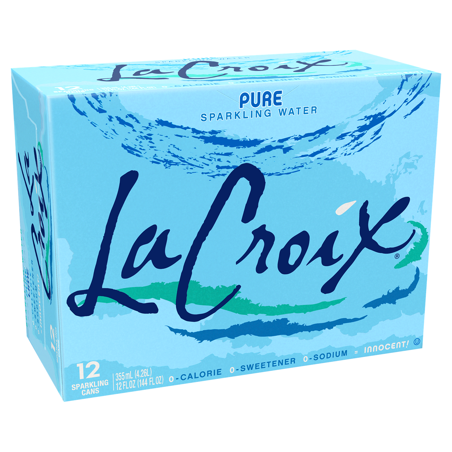 slide 1 of 4, La Croix Pure - 12 ct; 12 fl oz, 12 ct; 12 fl oz