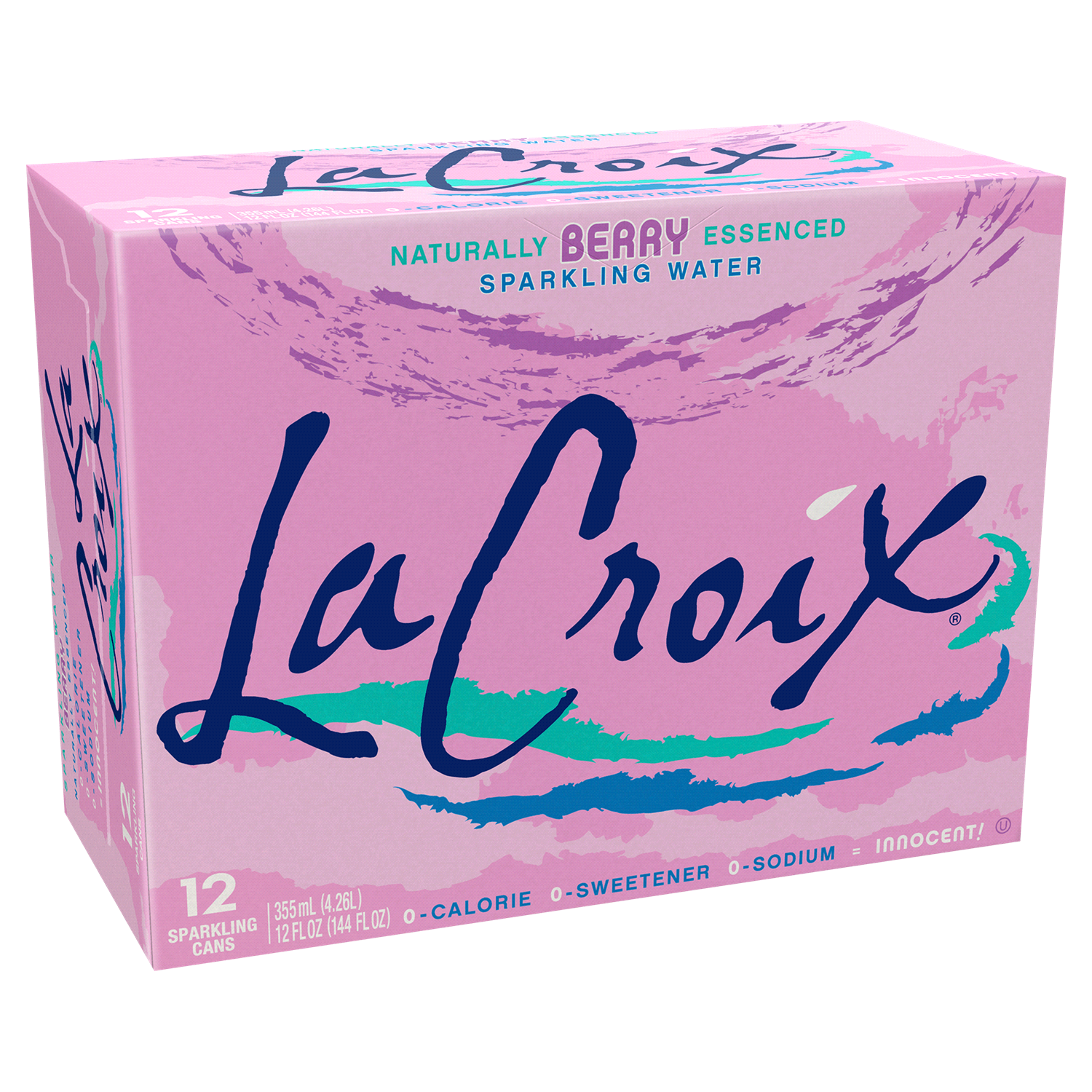 slide 1 of 4, La Croix Berry - 12 ct; 12 fl oz, 12 ct; 12 fl oz
