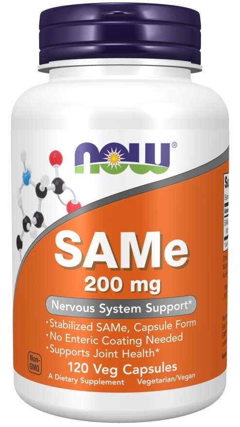 slide 1 of 1, NOW Foods SaMe 200 mg, 120 ct