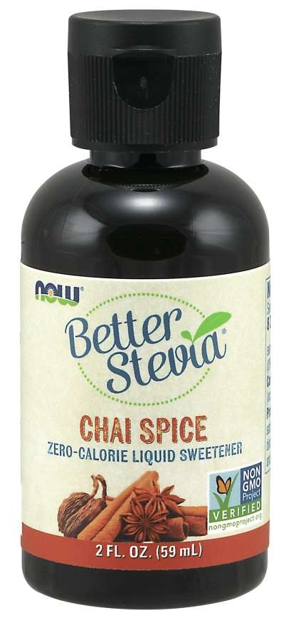 slide 1 of 1, NOW Foods Betterstevia Liquid, Chai Spice, 2 fl oz