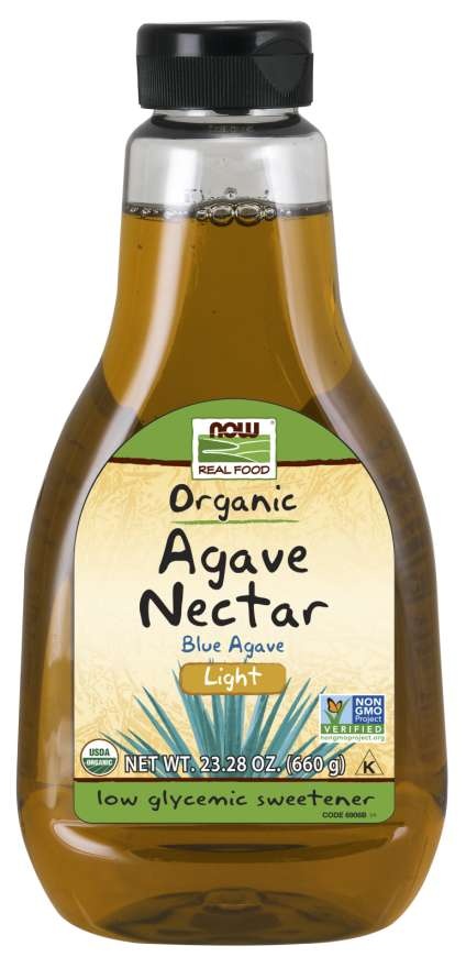 slide 1 of 1, NOW Foods Agave Nectar, Light & Organic, 23.28 oz