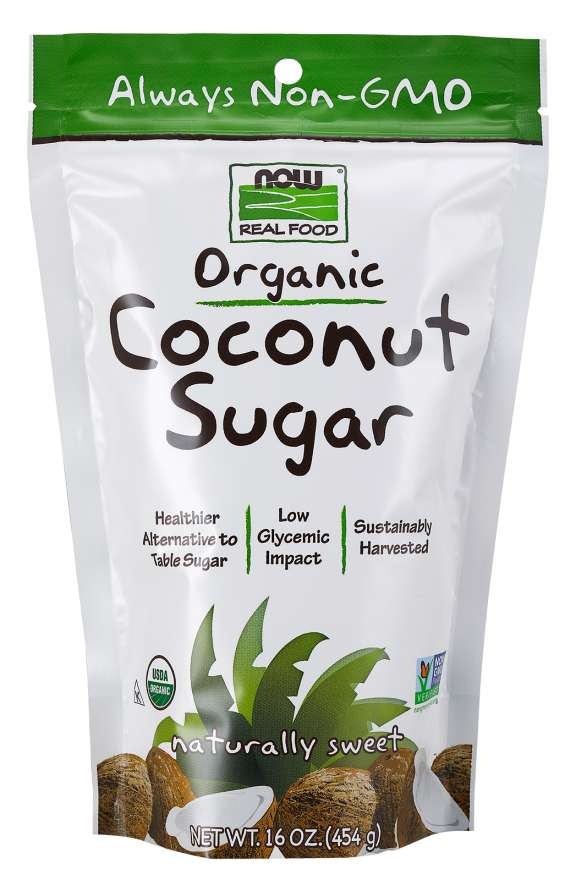 slide 1 of 1, NOW Foods Coconut Sugar, Organic, 16 oz