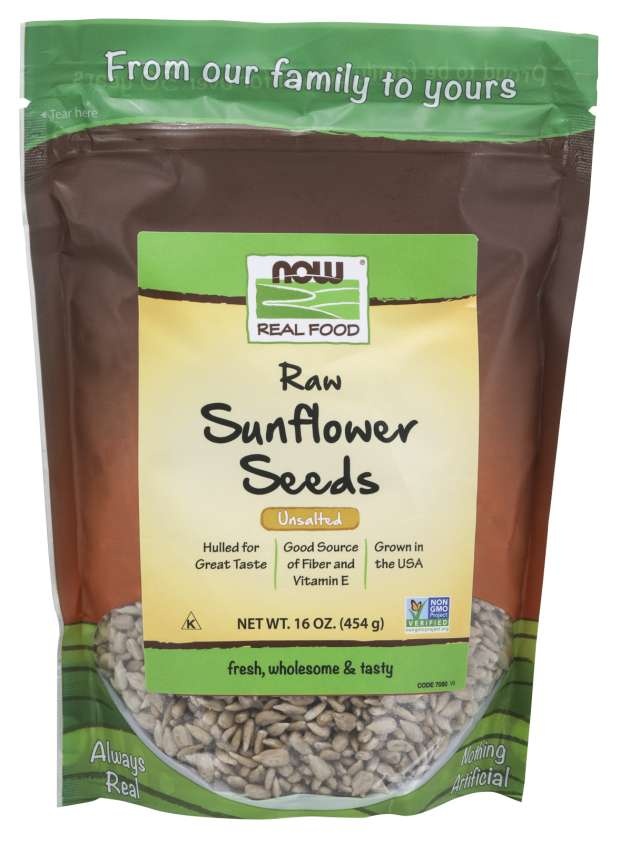 slide 1 of 1, NOW Foods Sunflower Seeds, Raw & Unsalted, 1 lb