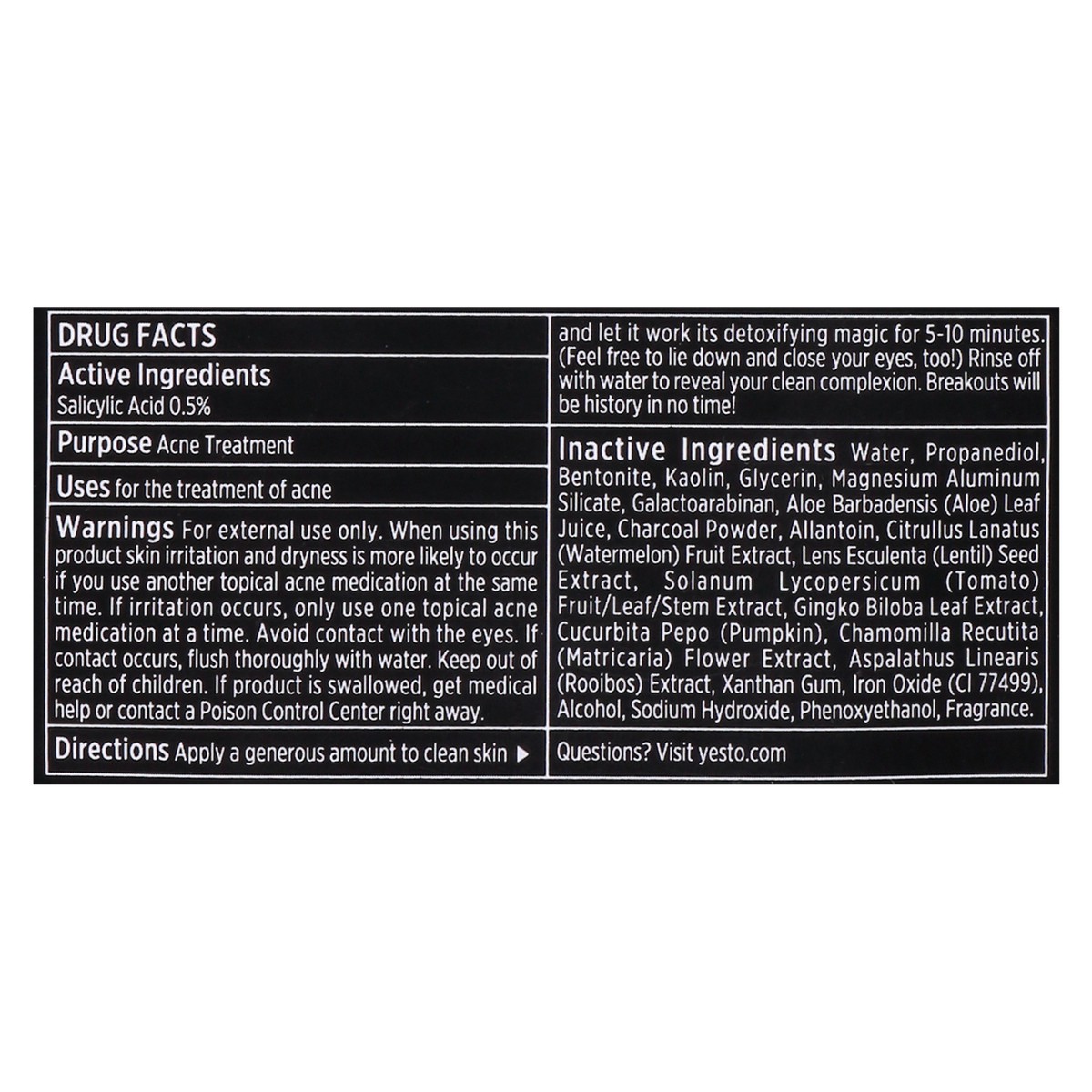 slide 8 of 12, Yes to Tomatoes Detoxifying Charcoal Mud Mask 1 ea, 1 ct