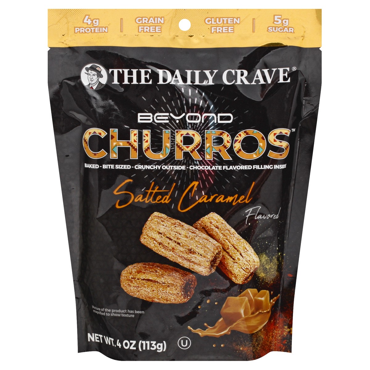 slide 1 of 9, The Daily Crave Churro Caramel 4 Oz, 4 oz