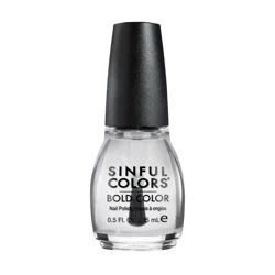 Sinful Colors Bold Color Nail Polish - Clear Coat - 0.5 fl oz