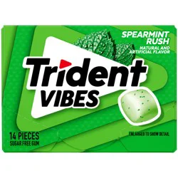 Trident Vibes Spearmint Rush Sugar Free Gum