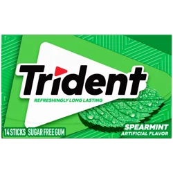 Trident Sugar Free Spearmint Gum Single
