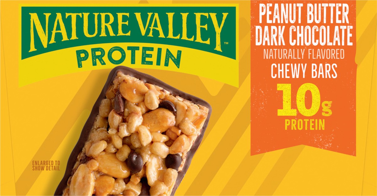 slide 13 of 14, Nature Valley Protein Granola Bars, Peanut Butter Dark Chocolate, 16 Bars, 22.72 OZ, 16 ct