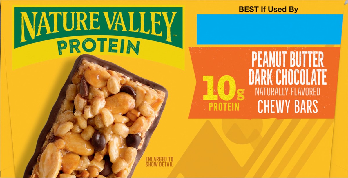 slide 4 of 14, Nature Valley Protein Granola Bars, Peanut Butter Dark Chocolate, 16 Bars, 22.72 OZ, 16 ct