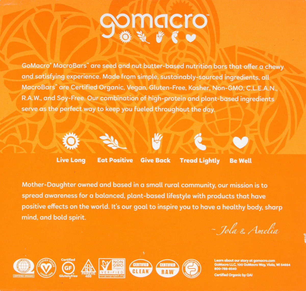 slide 10 of 10, GoMacro Macrobar Dark Chocolate And Almonds Protein Bar, 2.3 oz