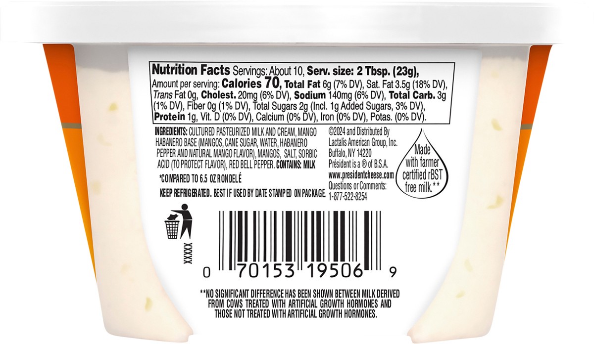 slide 11 of 11, Rondele Mango Habanero Spreadable Cheese, 8 oz