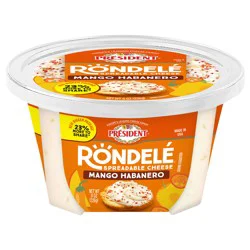 Président Rondelé Creamy Whipped Mango Habanero Spreadable Cheese 8 oz
