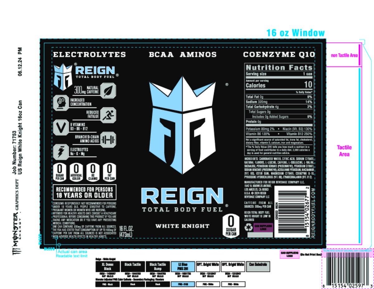 slide 2 of 7, Reign White Knight Body Fuel 16 fl oz, 16 fl oz
