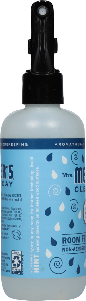 slide 7 of 9, Mrs. Meyer's Clean Day Room Freshener, Rain Water Scent, 8 Ounce Non-Aerosol Spray Bottle, 8 fl oz