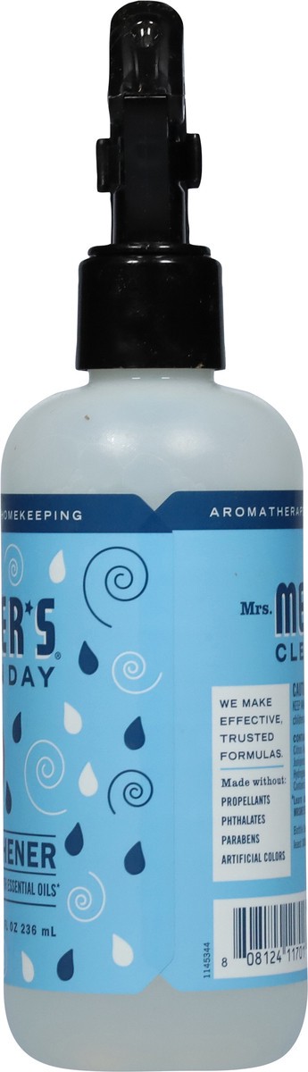 slide 9 of 9, Mrs. Meyer's Clean Day Room Freshener, Rain Water Scent, 8 Ounce Non-Aerosol Spray Bottle, 8 fl oz