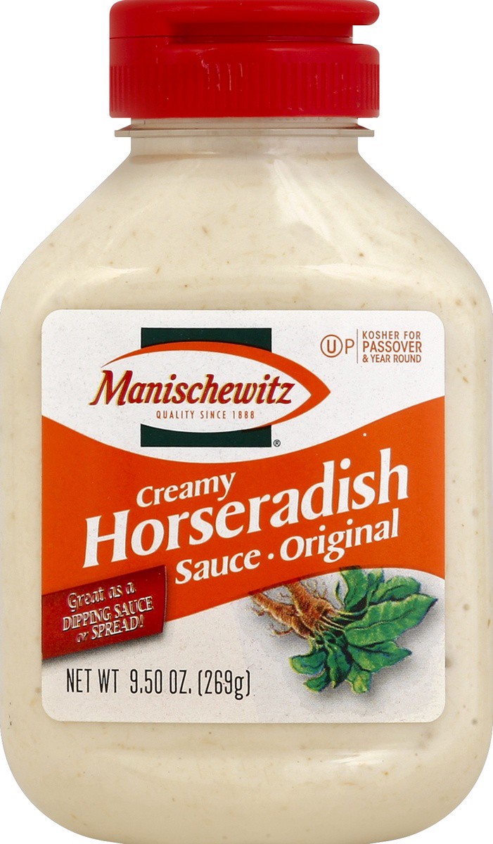 slide 2 of 2, Manischewitz Horseradish Sauce 9.5 oz, 9.25 oz