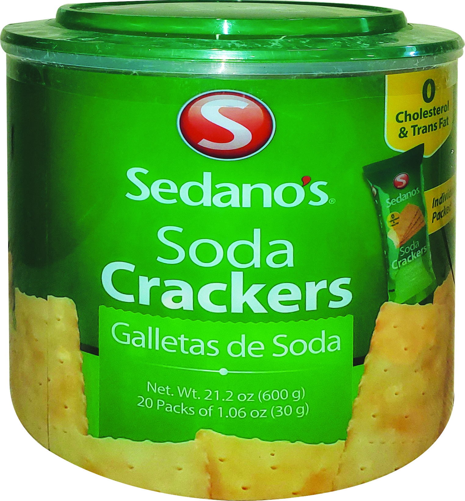 slide 1 of 1, Sedano's Soda Crackers, 21.2 oz