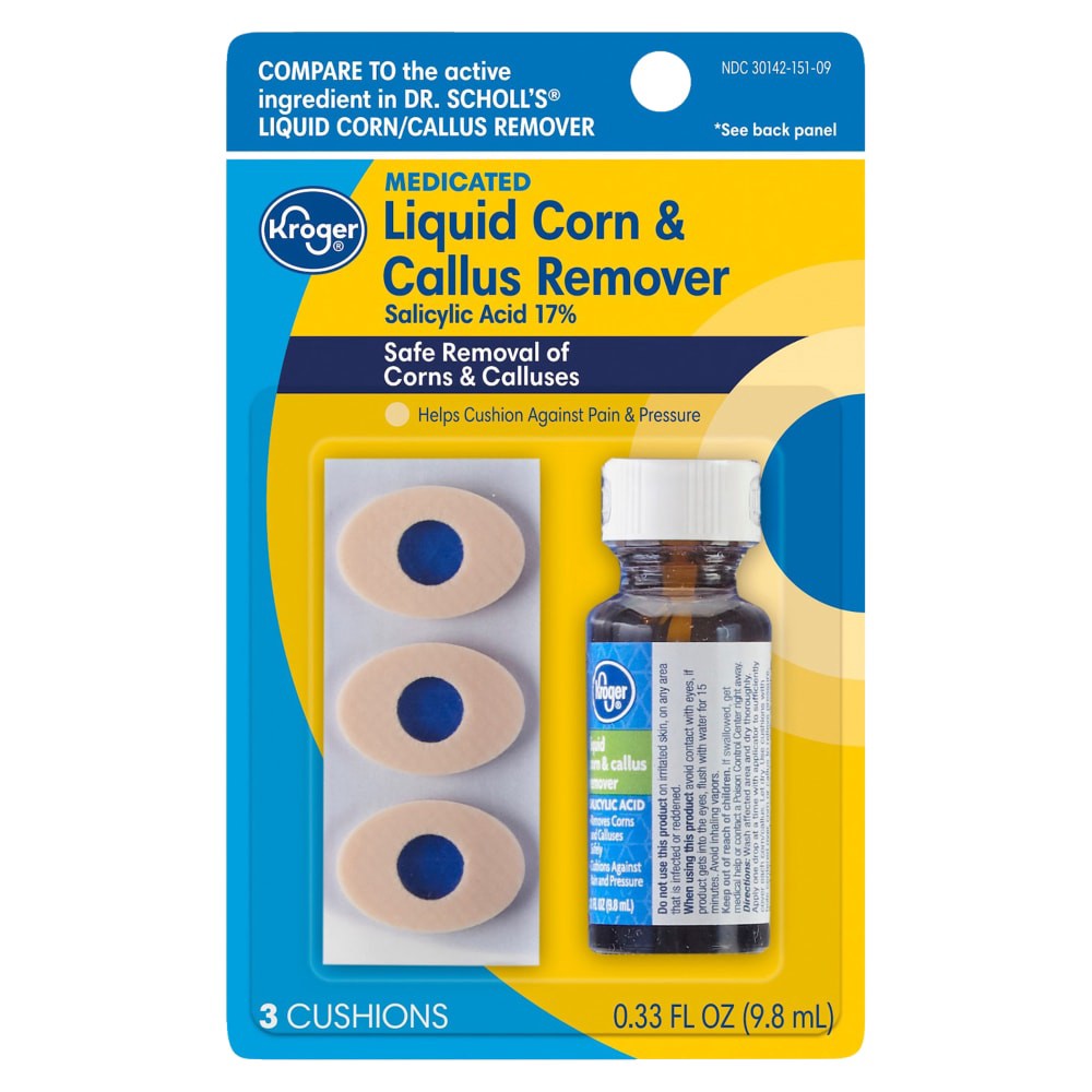 slide 1 of 2, Kroger Liquid Corn & Callus Remover, 0.33 fl oz