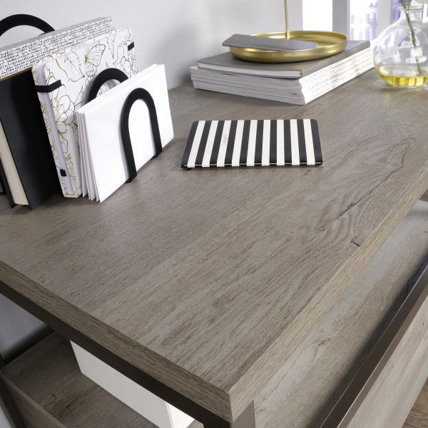 slide 5 of 9, Sauder® Manhattan Gate 30-15/16""W x 18-1/2""D Lateral File Cabinet, Mystic Oak, 1 ct