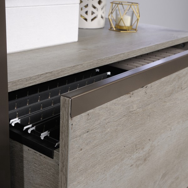 slide 6 of 9, Sauder® Manhattan Gate 30-15/16""W x 18-1/2""D Lateral File Cabinet, Mystic Oak, 1 ct