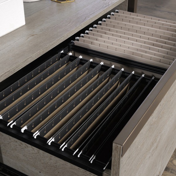 slide 7 of 9, Sauder® Manhattan Gate 30-15/16""W x 18-1/2""D Lateral File Cabinet, Mystic Oak, 1 ct