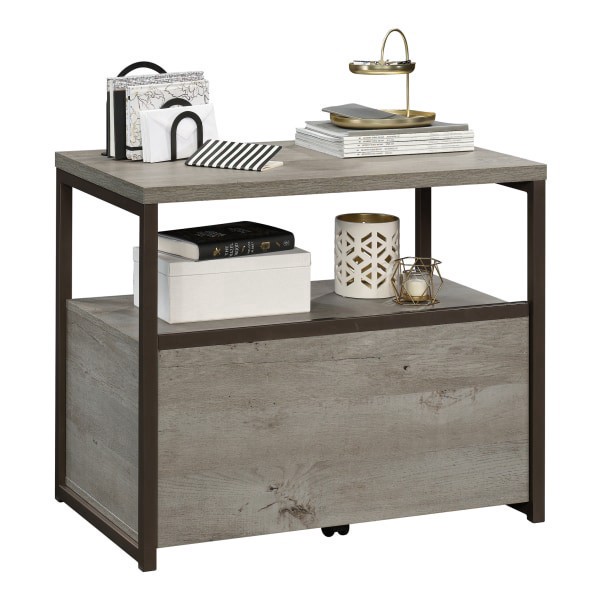 slide 4 of 9, Sauder® Manhattan Gate 30-15/16""W x 18-1/2""D Lateral File Cabinet, Mystic Oak, 1 ct