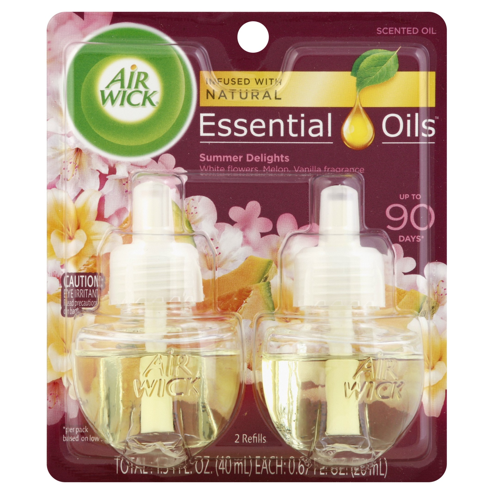 Air Wick Life Scents Scented Oil Plug in Air Freshener Refills, Summer