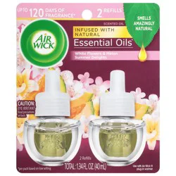 Air Wick Essential Oils Summer Delights Scented Oil Refills 2 ea