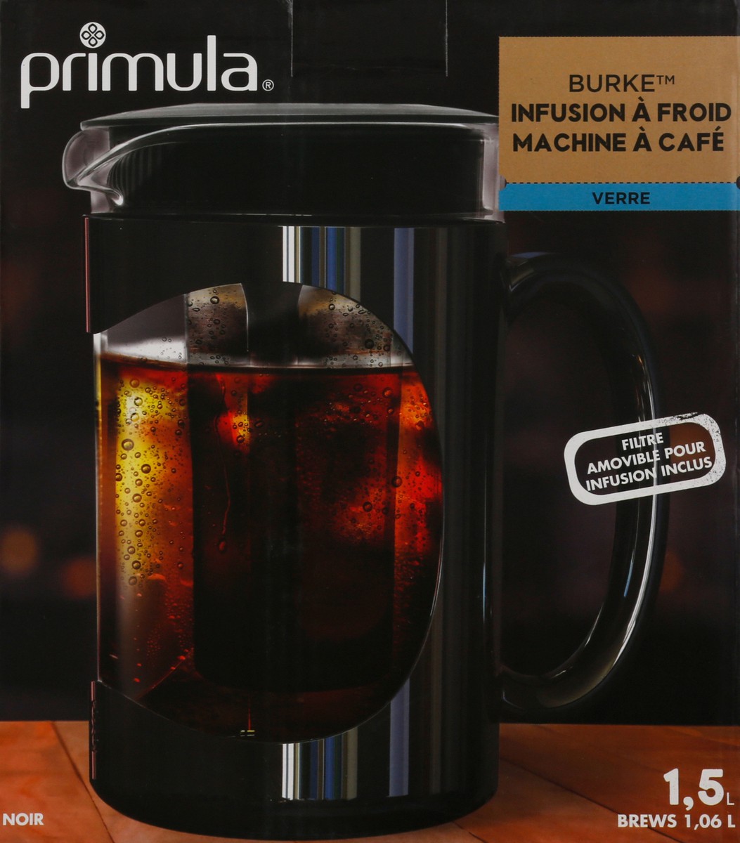 slide 5 of 9, Primula Burke 1.6 Quarts Glass Black Cold Brew Coffee Maker 1 ea, 1 ct