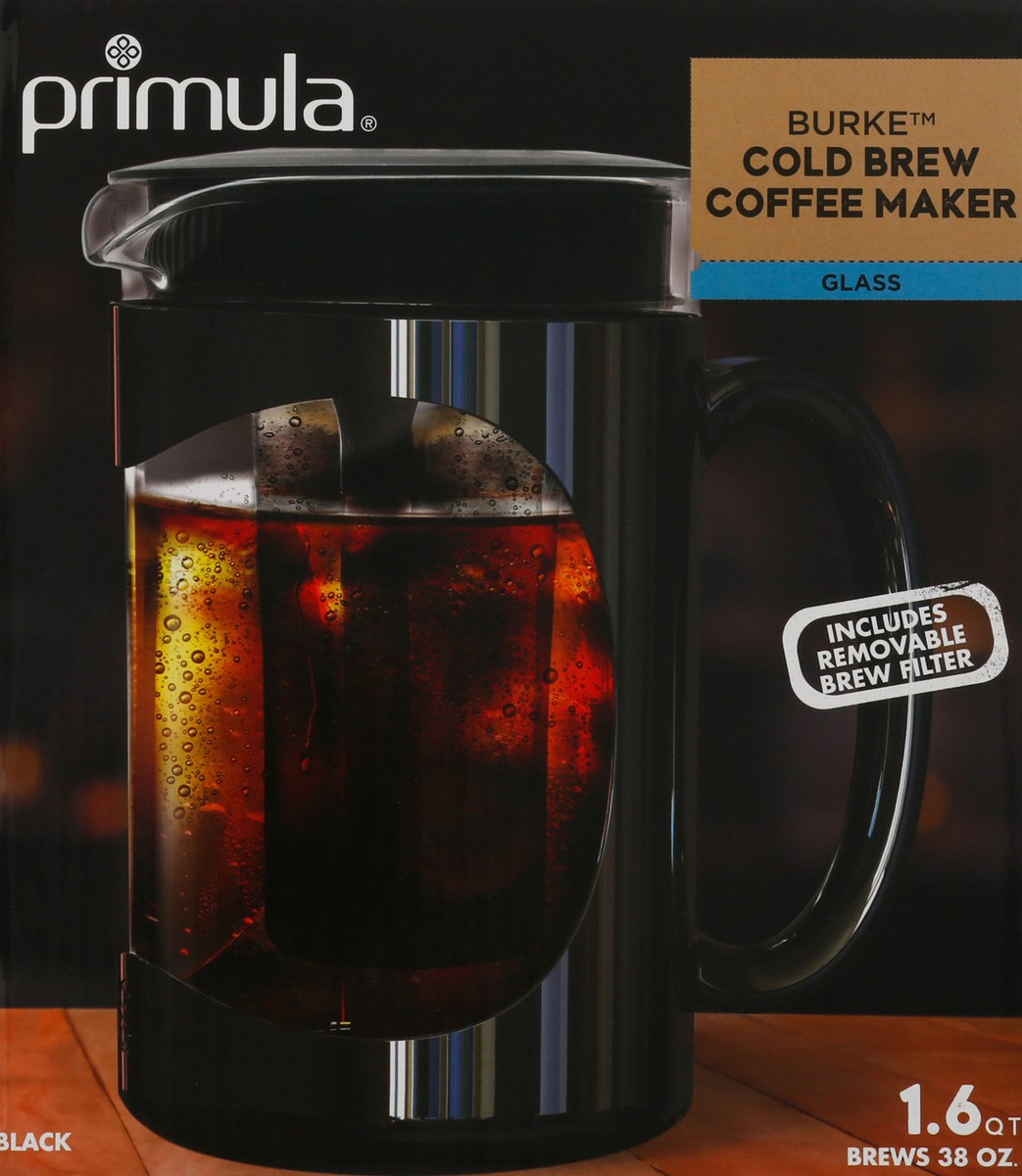 slide 6 of 9, Primula Burke 1.6 Quarts Glass Black Cold Brew Coffee Maker 1 ea, 1 ct