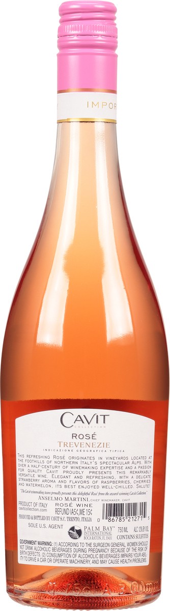 slide 3 of 7, Cavit Rose, 750 ml