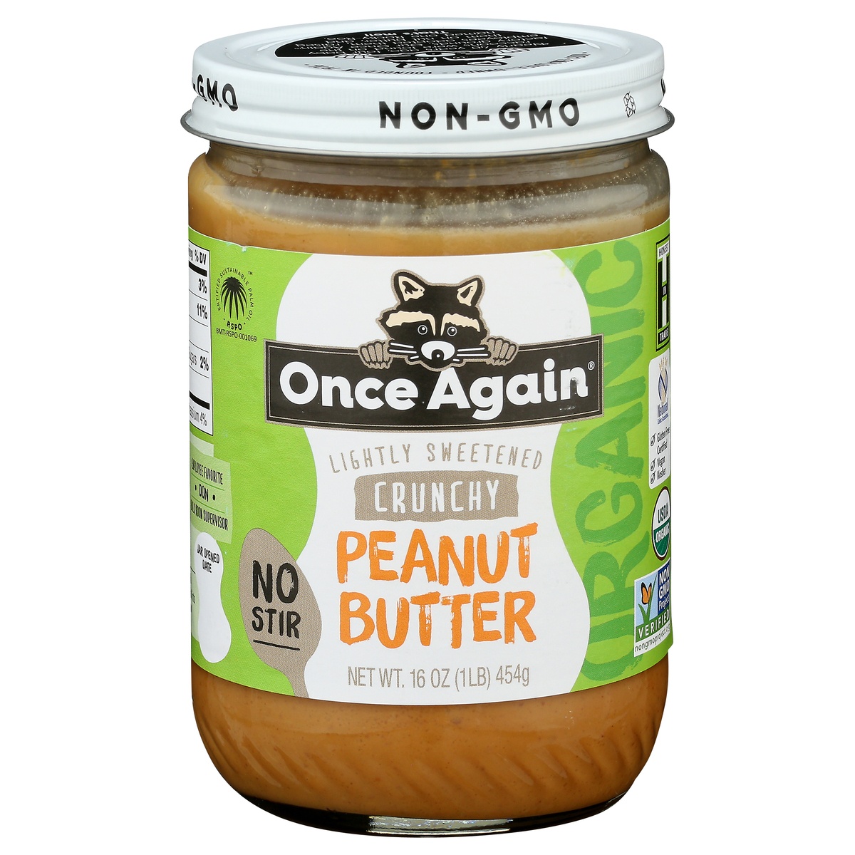 Once Again Nut Butter Organic Peanut Butter No Stir Crunchy 16 oz Shipt