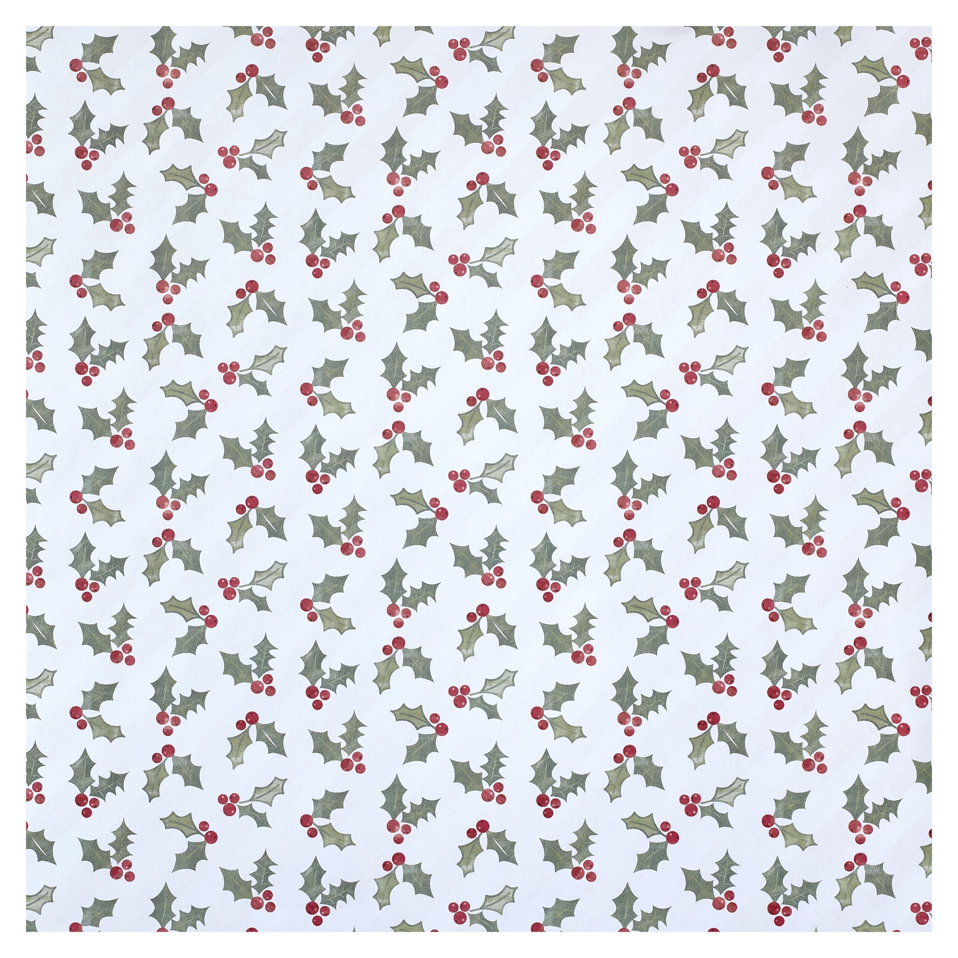 slide 3 of 4, Christmas Holly Paper By Recollections, 12" X 12", 12 in x 12 in