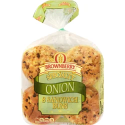Brownberry Specialty Onion Sandwich Buns