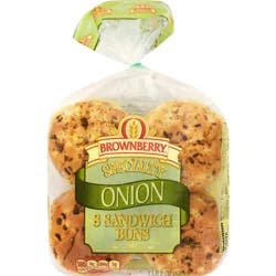 Brownberry Specialty Onion Sandwich Buns