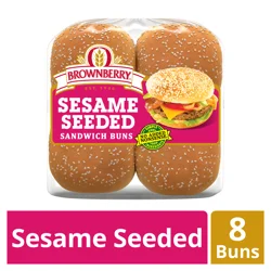 Brownberry Sesame Seed Buns, 8 count, 16 oz