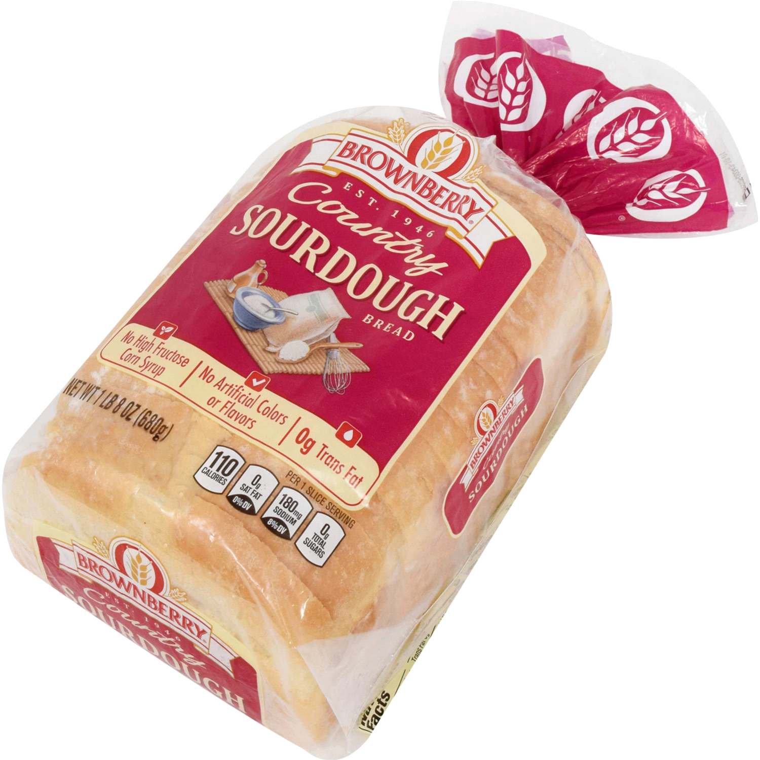 slide 2 of 2, Brownberry Country Style Sourdough Bread, 24 oz, 680 g