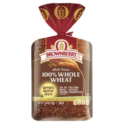 BROWNBERRY Whole Grains 100% Whole Wheat Bread